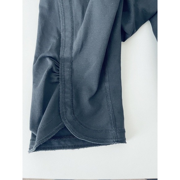 Lululemon Leggings Size 6 Black Side & Waist Pockets Yoga Pants Back Zip Pocket - Picture 5 of 6